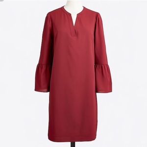 J.Crew Cranberry Cute Bell Sleeve Dress 💃🏼